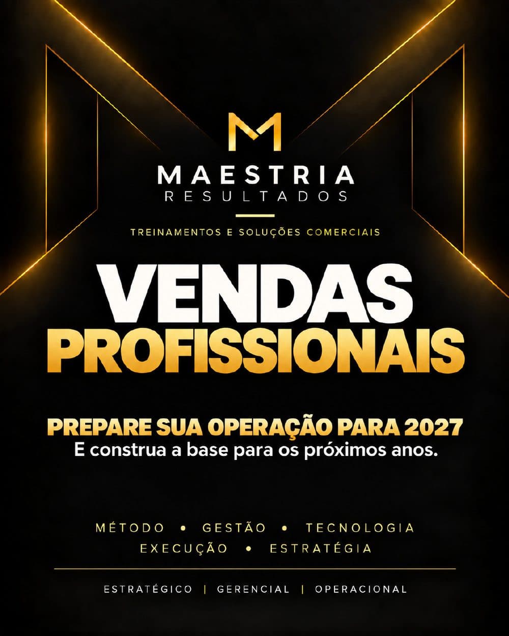 Maestria Resultados — Vendas Profissionais: prepare sua operação para 2027